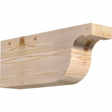 Ekena Millwork Del Monte Smooth Rafter Tail, Douglas Fir, 5 1/2"W x 10"H x 24"L RFT06X10X24DEL00SDF